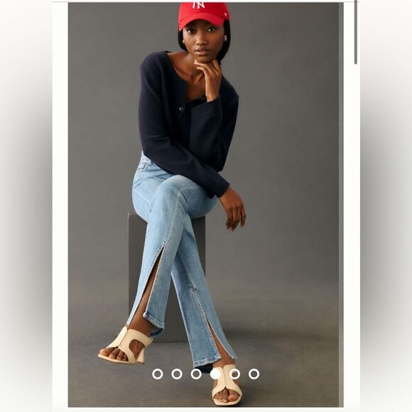 Pistola Light Blue Flare Denim Pants - Picture 5 of 14